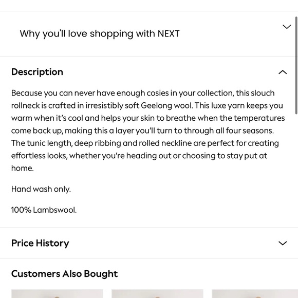 Celtic & Co. Womens Geelong Slouch Roll Neck Jumper Lambswool Small Black - Picture 3 of 13